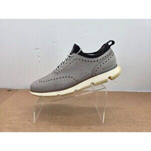 Cole Haan 4.ZERØGRAND Wingtip Oxfords Mens Size 13 M Gray Nubuck Leather C31885